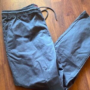Men's Navy Drawstring Pants